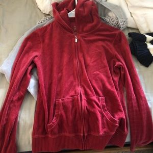 Victoria’s Secret velour zip up jacket